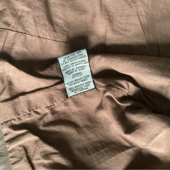 Browns’ Soft leather peplum style fall jacket - Picture 5 of 10